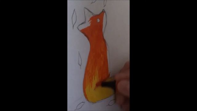КАК НАРИСОВАТЬ ЛИСУ/ маленький принц и лис/art make смотреть онлайн
