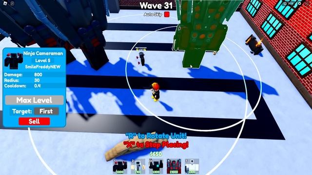 КОШМАР МОД в СОЛО с МИФИКОМ СПИКЕРМЕНОМ в Toilet Tower Defense Roblox смотреть онлайн