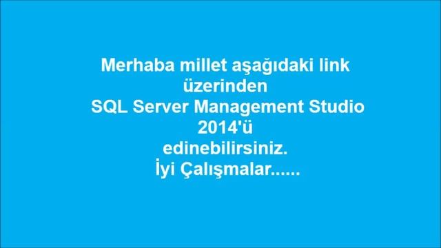 SQL Server 2014 İndir. Full Sürüm смотреть онлайн