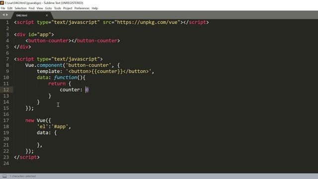 054 - VueJs بالعربية create button-counter component смотреть онлайн
