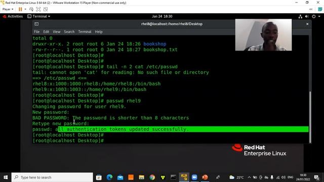 RED HAT LINUX 8: CHAPTER 5,6,7 смотреть онлайн