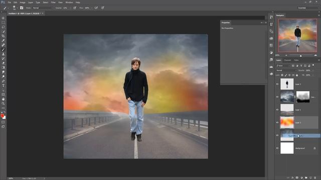 light in cloud photo manipulation | photoshop tutorial cs6/cc смотреть онлайн