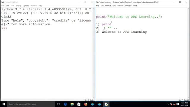 Tokens In Python || Learn tokens the easier way || In Hindi смотреть онлайн