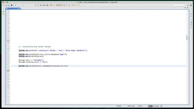 002 Java Dersleri : String sınıfı ve bazı String metodları смотреть онлайн