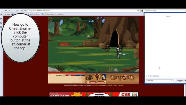 How to hack DragonFable level with Cheat Engine tutorial смотреть онлайн