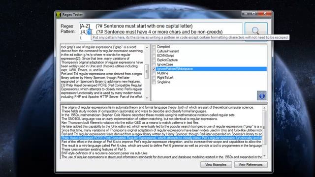 .NET Regex: Find sentences смотреть онлайн