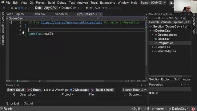 Como Ler e Gravar dados CSV com C# смотреть онлайн