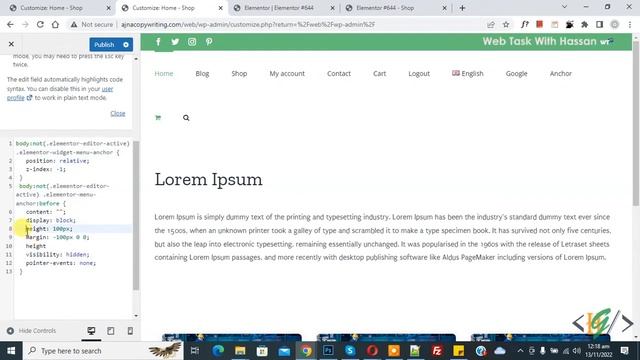 How to Fix Sticky Header Overlaps Menu Anchor in Elementor WordPress смотреть онлайн