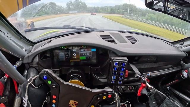 Porsche 992 GT3 Cup | POV Wet Drive At Zolder