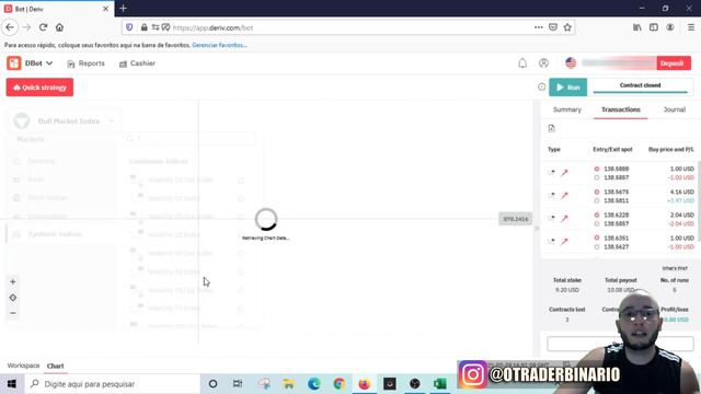 ✅ DAY TRADE COM BOT BINARY DERIV - R$61,74 DE LUCROS COM O BOT PELADO - TRADER BOTS CLUB смотреть онлайн