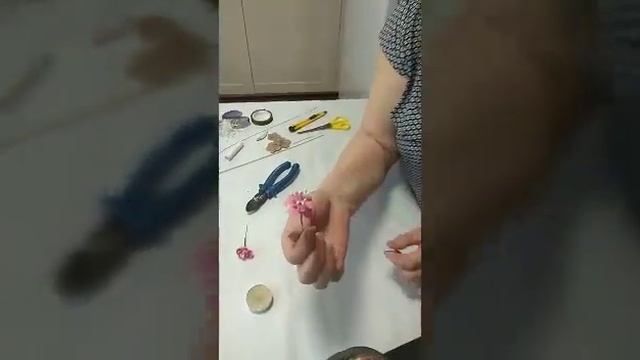 Композиция ""Ветка яблони"" из фоамирана смотреть онлайн