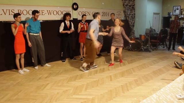 Безуглый Сергей - Титова Мария (Открытый Кубок Элвиса по буги-вуги 2014) смотреть онлайн