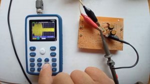 6.4.FNIRSI-1C15, работа в режиме аналогового осциллографа YT.