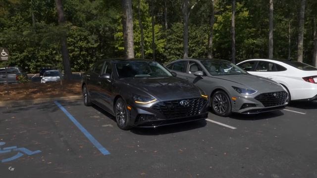 2020 Hyundai Sonata Smart Parking Assist Digital Key Demonstration смотреть онлайн