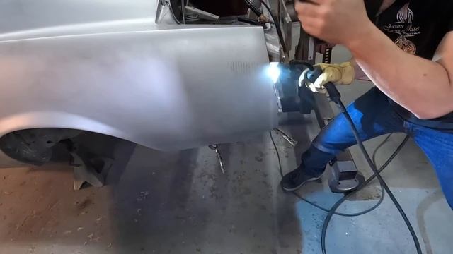 Part 3: 1967 Shelby GT500 Mustang Restoration- Installing Rear Quarter Panels смотреть онлайн