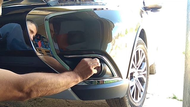 Mitsubishi Outlander III Лайфхак, как уберечь противотуманки от камней. смотреть онлайн