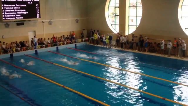50 метров кроль СДЮСШ №2 Медведково смотреть онлайн