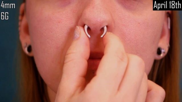 SEPTUM STRETCHING From 1,6mm To 6mm (14g To 2g)