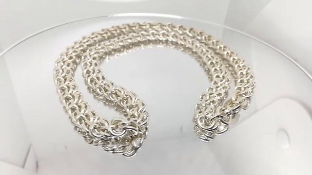 Серебряная цепь бисмарк вес 100 грамм ширина 1 см, длина 60 см смотреть онлайн