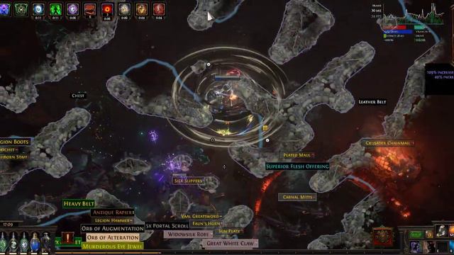 PoE 3.16 - CoC Forbidden Rite Occultist ~~build test смотреть онлайн