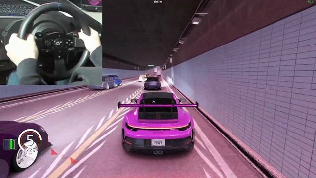 Porsche 911/992 GT3RS - Tokyo SRP | Steering Wheel Gameplay смотреть онлайн