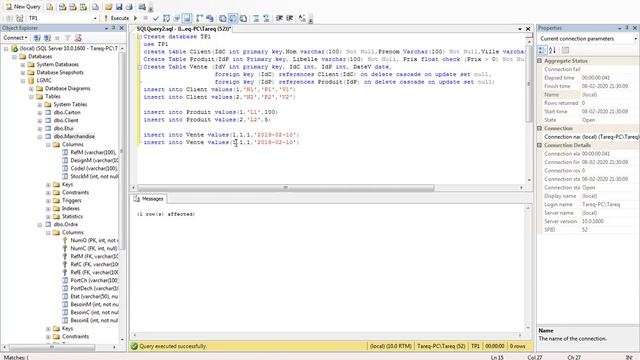 Exercice 1 | SQL - LDD (??Ensemble des trucs en un seul Exercice??) смотреть онлайн