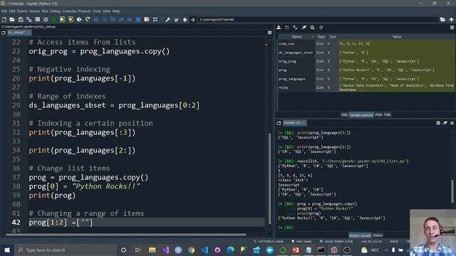 Python (PyHacks) - Lists and list operations смотреть онлайн