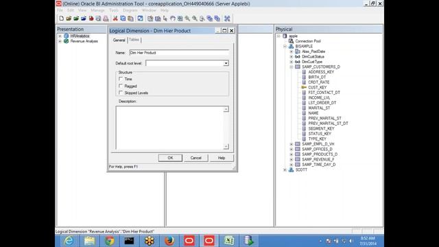 OBIEE Hierarchies Part 1 смотреть онлайн