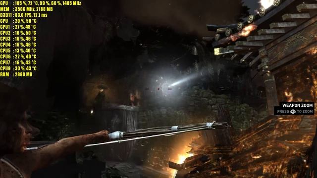 Tomb Raider 2013 GTX 980 Ti & i7 6700k | 1440p Max Settings | FRAME-RATE TEST смотреть онлайн