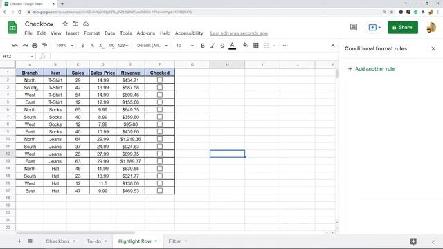 How to Use Checkboxes in Google Sheets смотреть онлайн