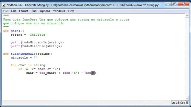 Aulas Python - 047 - Strings IV: Padrão ASCII, Comparações e Operador in смотреть онлайн
