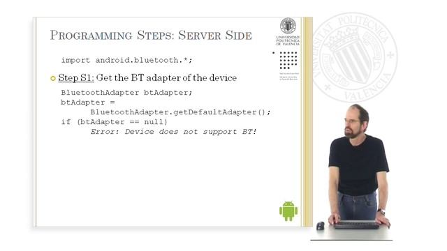 Bluetooth programming in Android | 10/12 | UPV смотреть онлайн