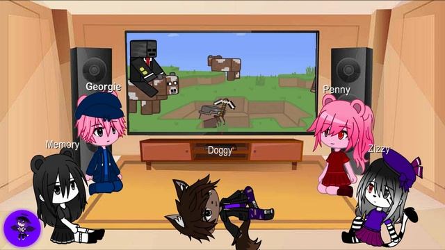 Gacha Club| ? New Piggy skins react| Roblox Piggy Animation смотреть онлайн