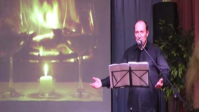 Творческий вечер А.Еськова. Стихотворение "Вечер". смотреть онлайн