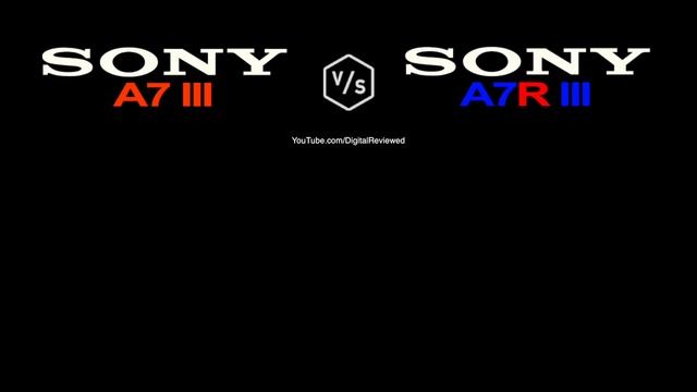 SONY Alpha A7 III vs SONY Alpha A7R III смотреть онлайн