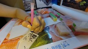 Алмазная мозаика. Фасуем стразы, собираем розы. ОНЛАЙН