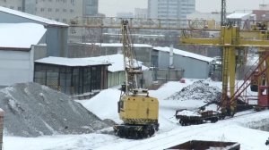 Железнодорожный кран «ПЕРВОМАЕЦ» КЖ-562 дизель-электрический