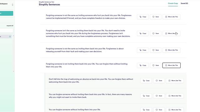 Copy.ai Review - How to Rewrite Content with "Simplify Sentence" смотреть онлайн