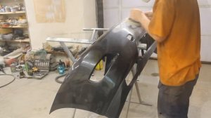 Облез лак на бампере