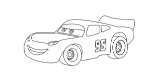How to draw Lightning Mcqueen. Easy drawing / Как нарисовать Молния Маквин / 怎样画闪电麦昆简笔画赛车总动员绘画