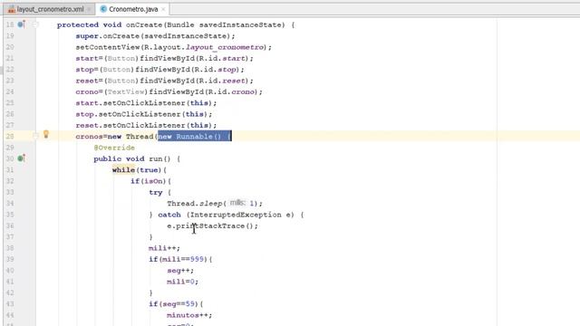 ✅ Android Studio desde Cero | Como crear un Cronometro con Hilos en Android смотреть онлайн