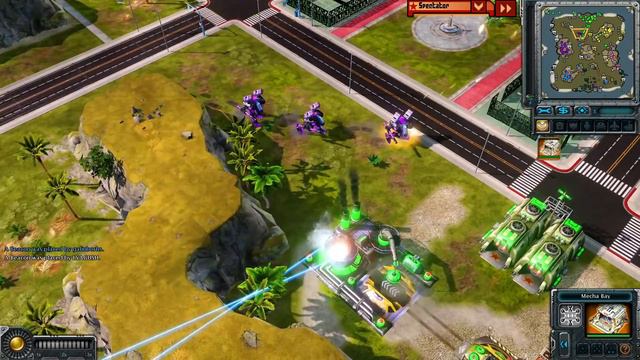 ТРИ НА ТРИ С НОВЫМИ ЮНИТАМИ в Command and Conquer Red Alert 3 Remix Mod смотреть онлайн