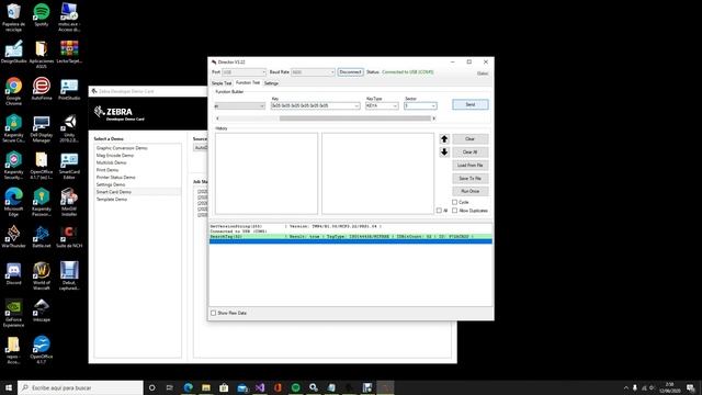 Lectura Escritura SmartCard Mifare 1K Zebra ZC350 смотреть онлайн