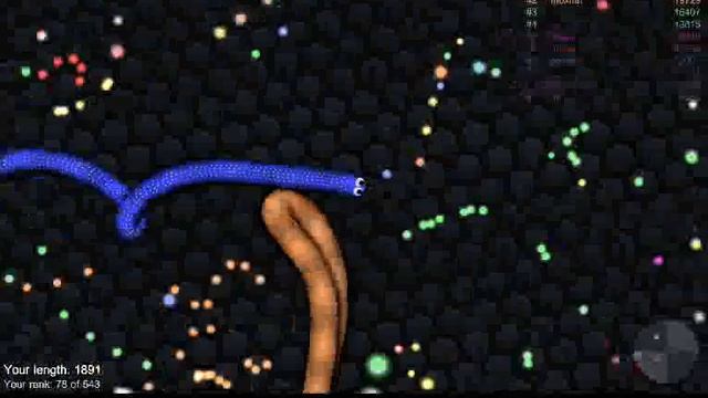 Slither.io ( большие змеи - капут )