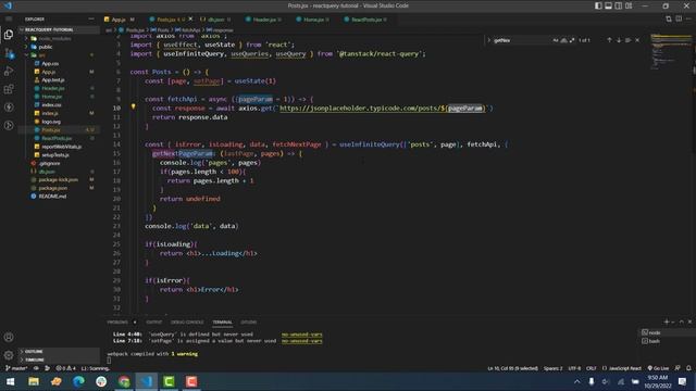 #7 React query - useInfiniteQuery trong react query - Lập trình thật dễ смотреть онлайн
