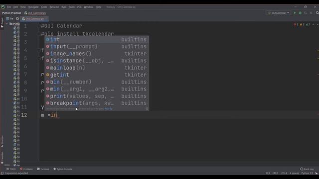 how to make GUI Calendar in Python || using Tkinter or tkcalendar || Python Project 2021 || #python смотреть онлайн