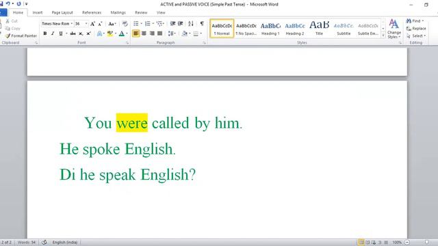 LEARN Active and Passive Voice (Simple Past Tense) смотреть онлайн