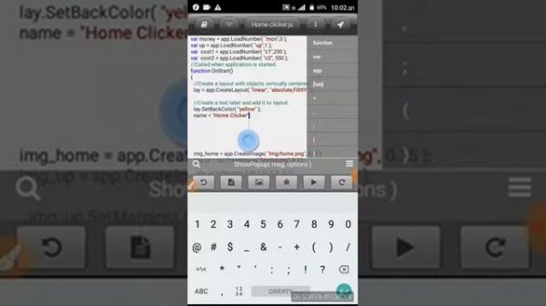 Обзор моих программ в droidscript
