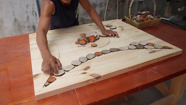 Most Perfect Wood Recycling Idea Ever - Modern Style Unique Table Design Assembly Plan - Woodworkin смотреть онлайн