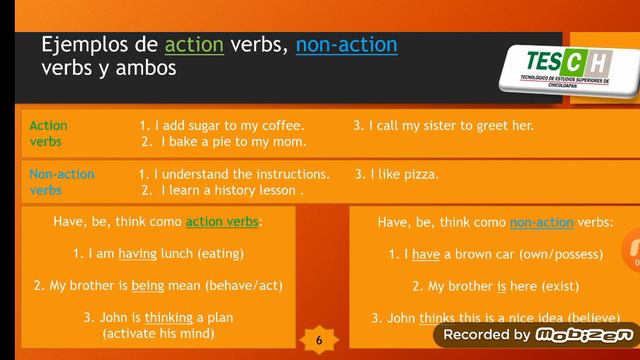Action and non-action verbs (TESCH) смотреть онлайн